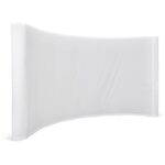 Curved Banner Wall with side Wings - brandexper